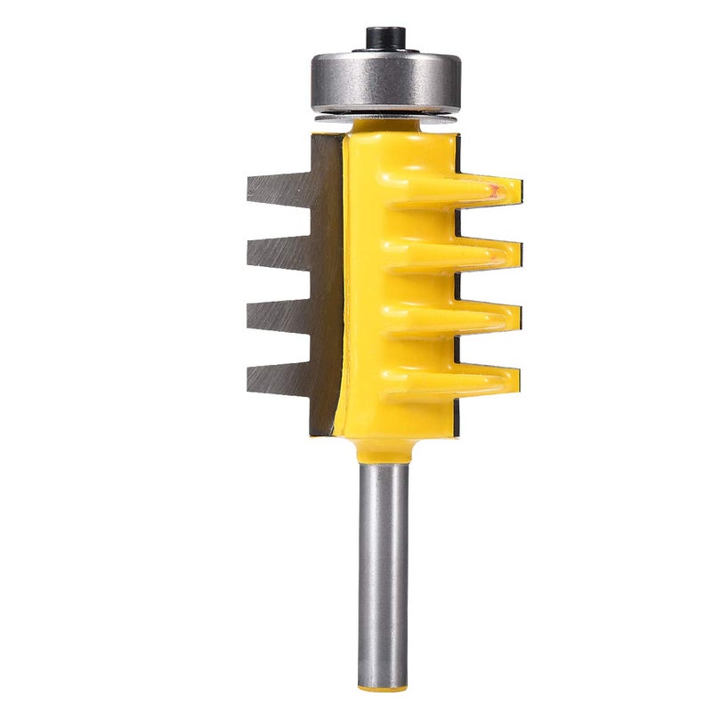 KATUR Reversible Finger Glue Joint Router Bit with 1/4 Inch Shank, Woodworking Milling Cutter Router Bit (1/4" Shank 1-3/8" Width 1-1/4" Depth) - Image 1